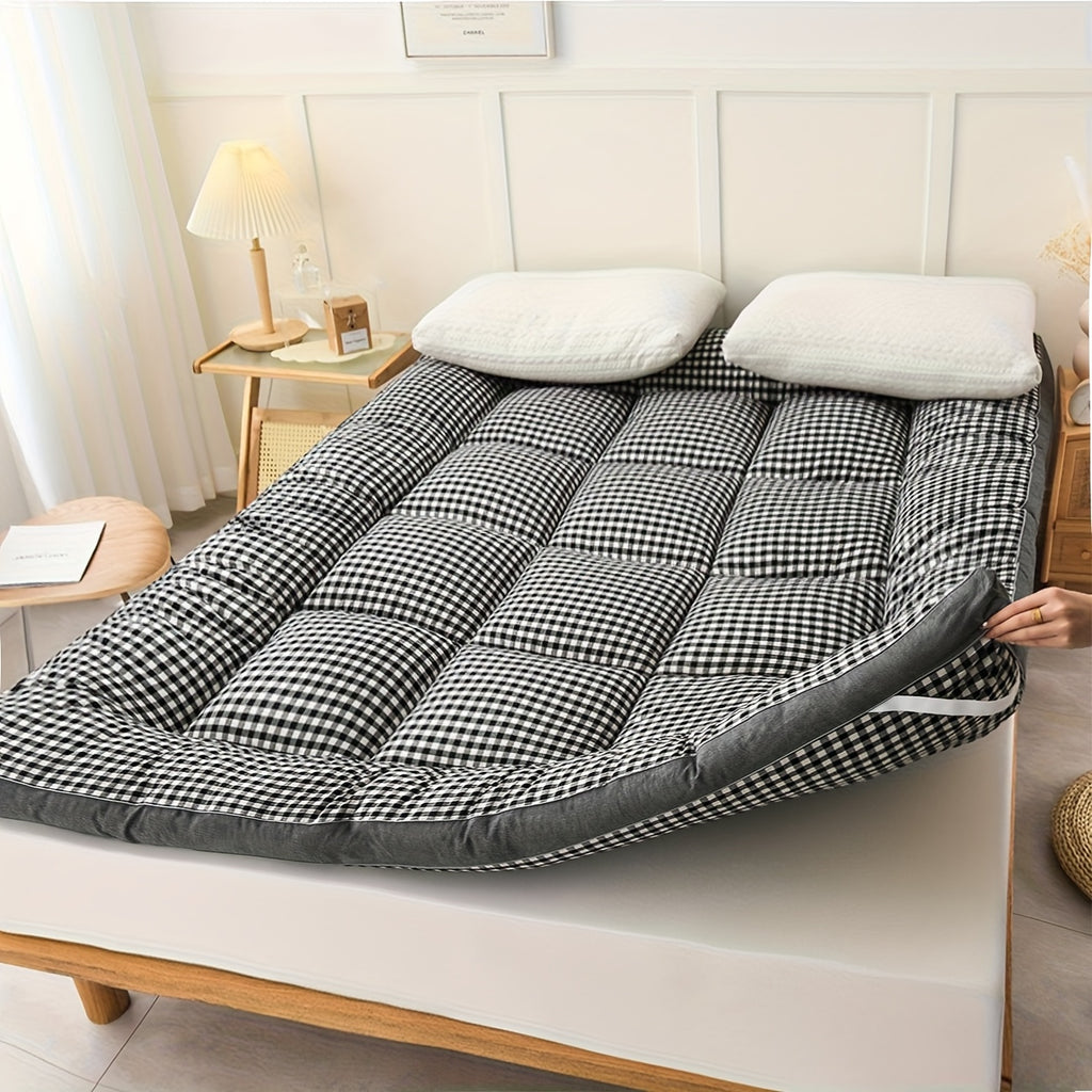 Roll Up Thin Mattress, 1000gsm, Soft, Foldable & Breathable, Thin Tatami Mat Sleeping Pad, Sleeping Pad for Floor, Guest, Bed, Sofa, Roll Up Camping Mattress