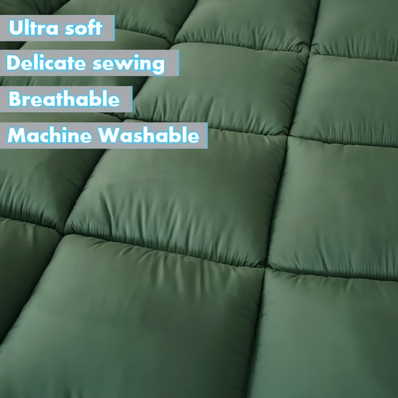 Extra Thick Japanese Fluffy Futon Mattress, Soft Quilted Sleeping Pad, Foldable Roll Up Floor Tatami Mattress, for Home Dormitory Non Slip And Breathable, Home Sleeping Pad, Travel Sleeping Pad, Rollup Mattress, Minimalist Bedding, Breathable Fabric