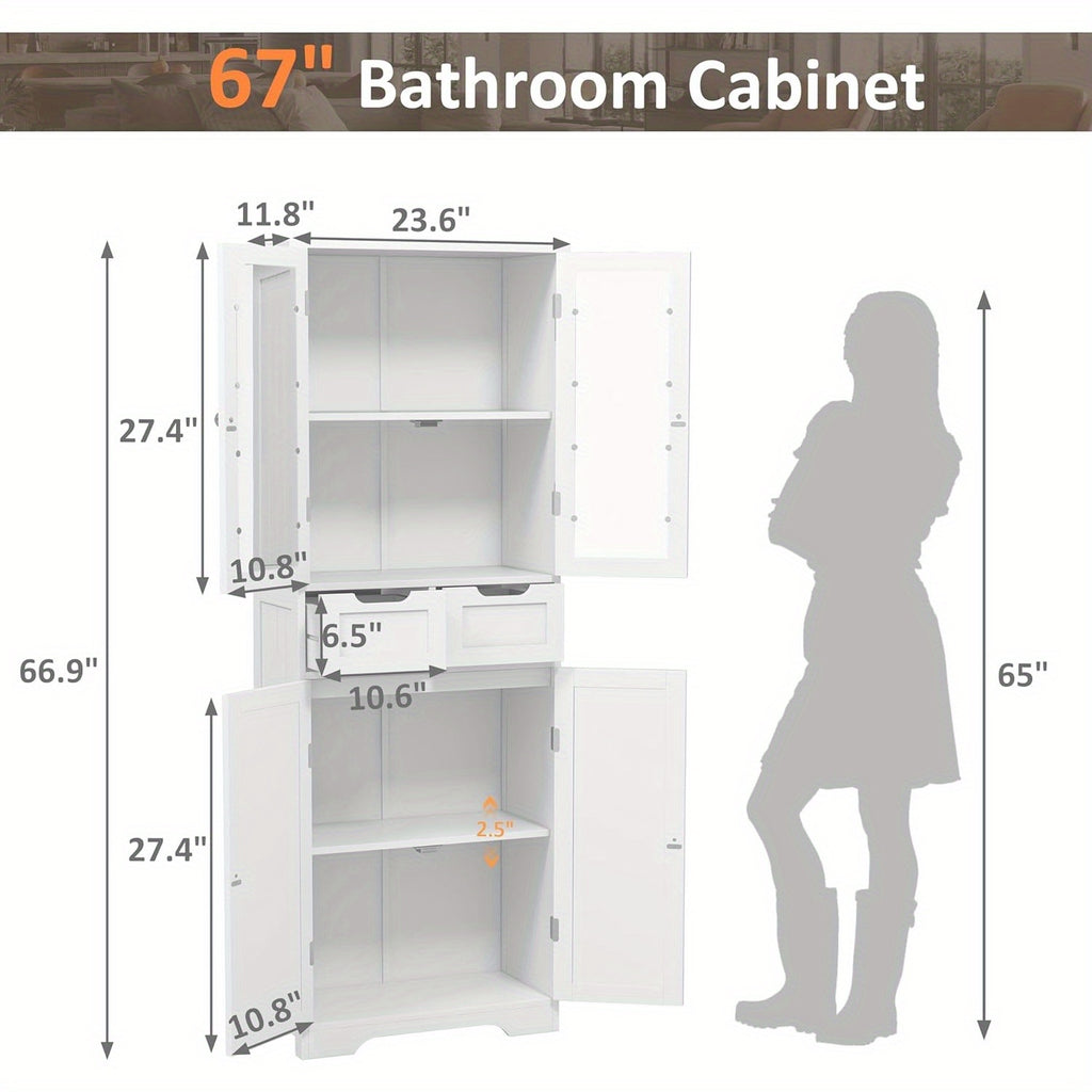 Freestanding Bathroom Cabinet 67\