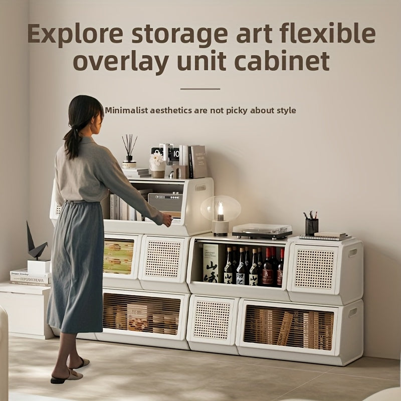 1\u002F2 Corner Cabinet, Living Room Shelf, Multifunctional Multi-layer Customizable Cabinet, DIY Cabinet, Bedroom Organizing Storage Box