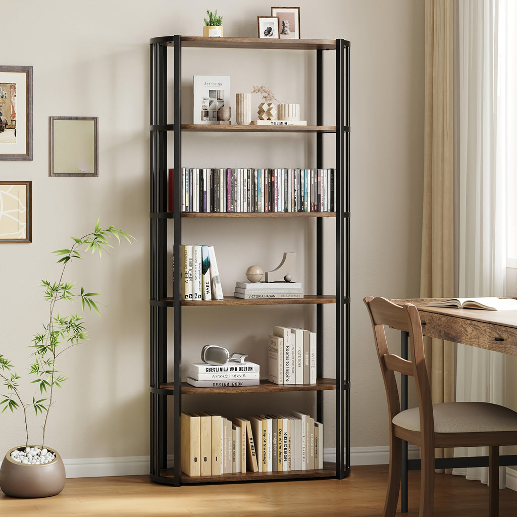 6 Tier Tall Bookshelf, 70.9\