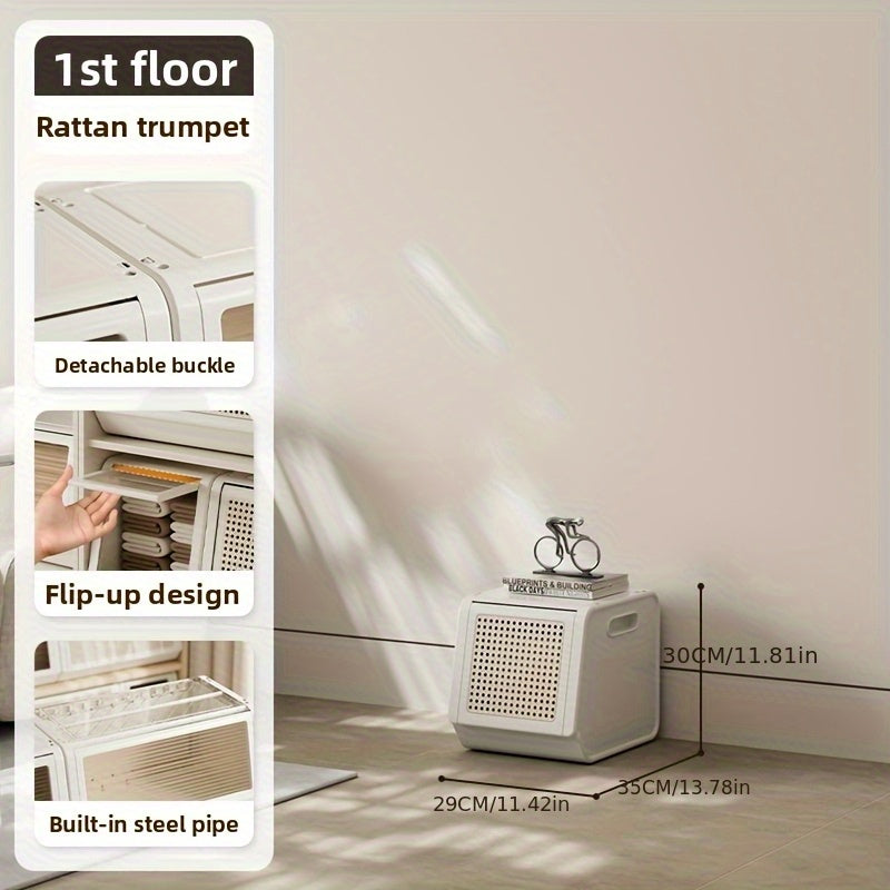 1\u002F2 Corner Cabinet, Living Room Shelf, Multifunctional Multi-layer Customizable Cabinet, DIY Cabinet, Bedroom Organizing Storage Box