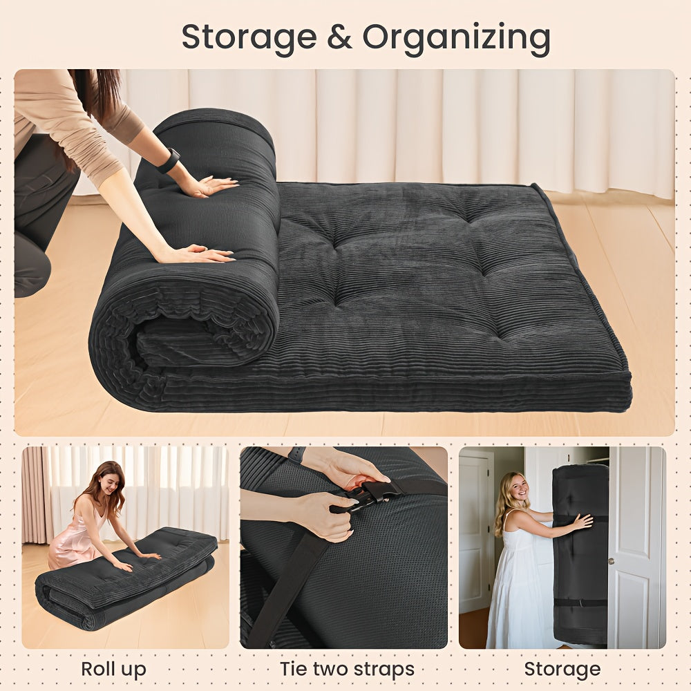 Full Size Japanese Floor Futon Mattress - Extra Thick 4\