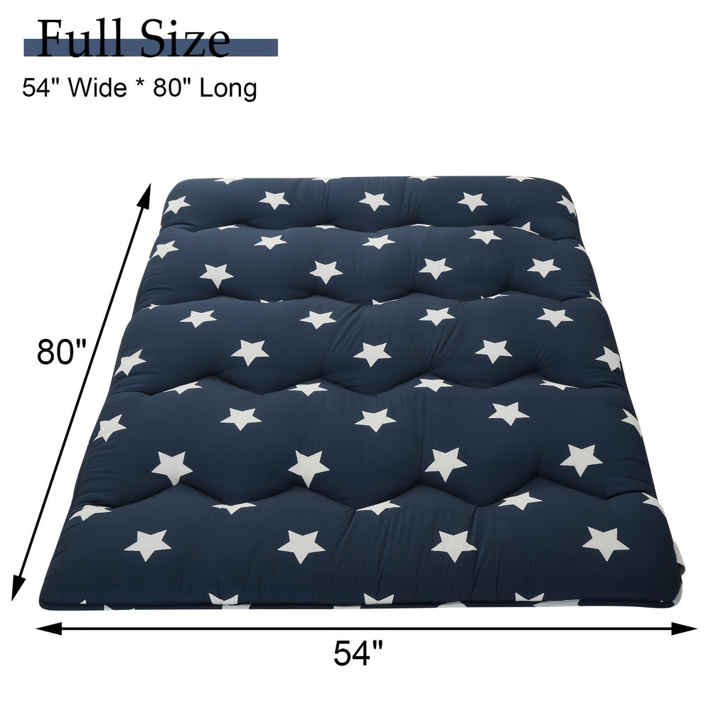Japanese Futon Mattress, Floral Pattern Floor Mattress, Tatami Mat, Sleeping Pad For Camping And Travel