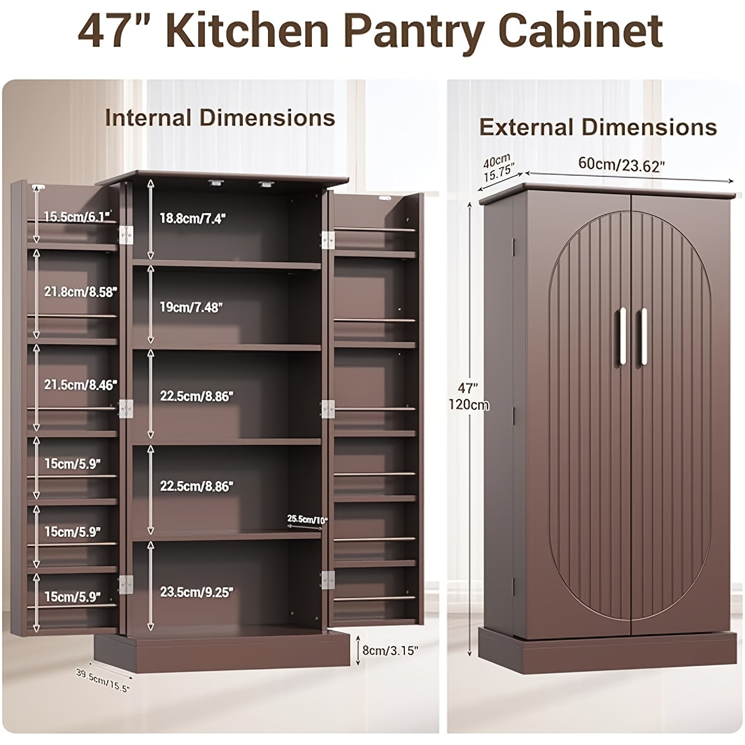Storage Cabinet Multifunctional Storage Cabinet 47\