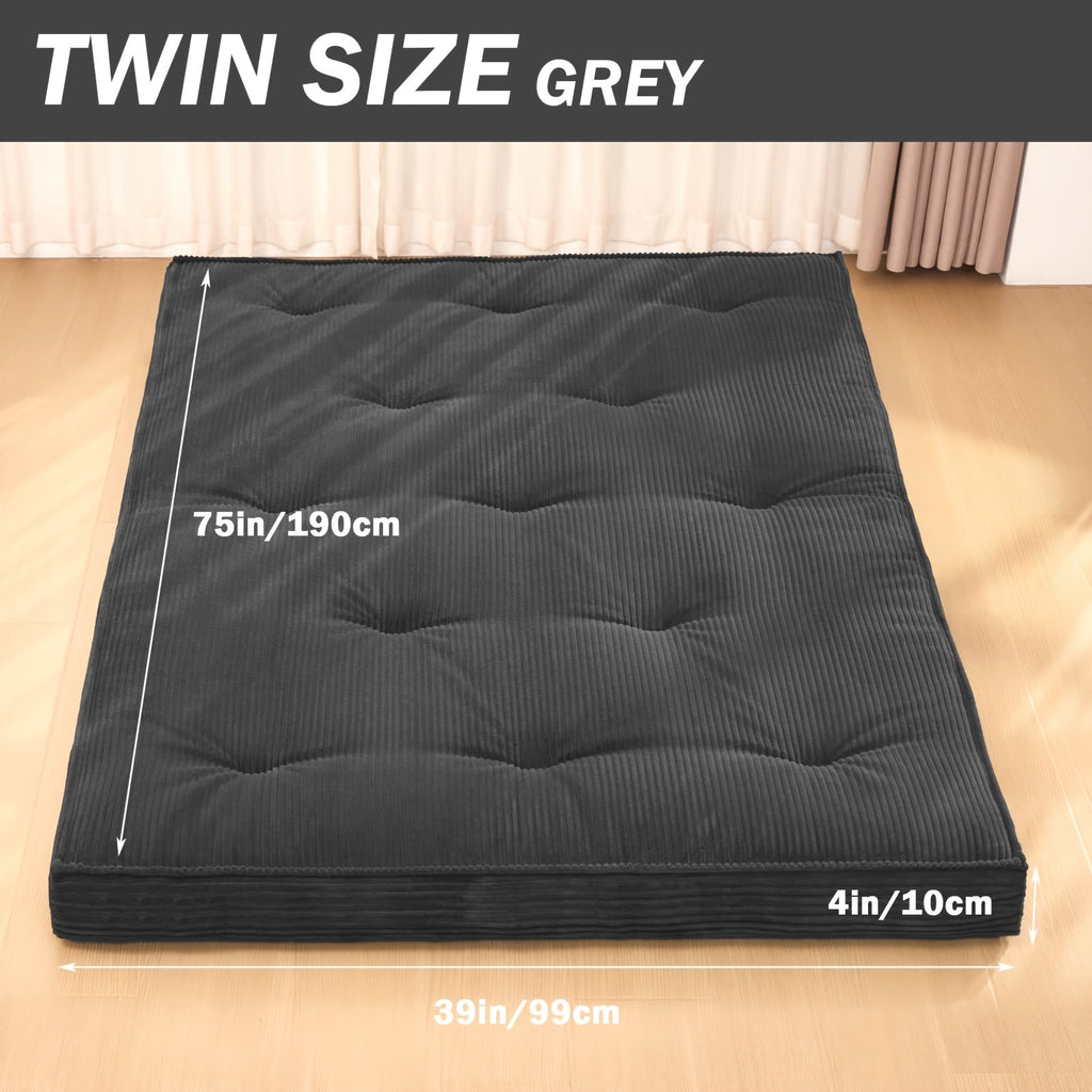 Full Size Japanese Floor Futon Mattress - Extra Thick 4\