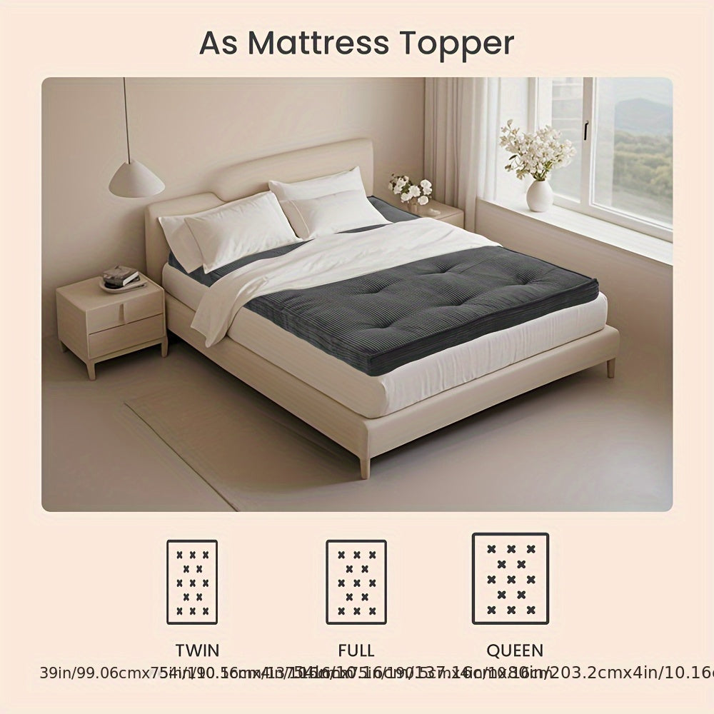 Full Size Japanese Floor Futon Mattress - Extra Thick 4\