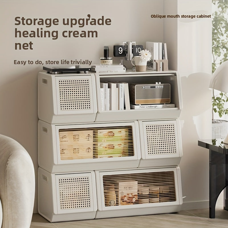 1\u002F2 Corner Cabinet, Living Room Shelf, Multifunctional Multi-layer Customizable Cabinet, DIY Cabinet, Bedroom Organizing Storage Box