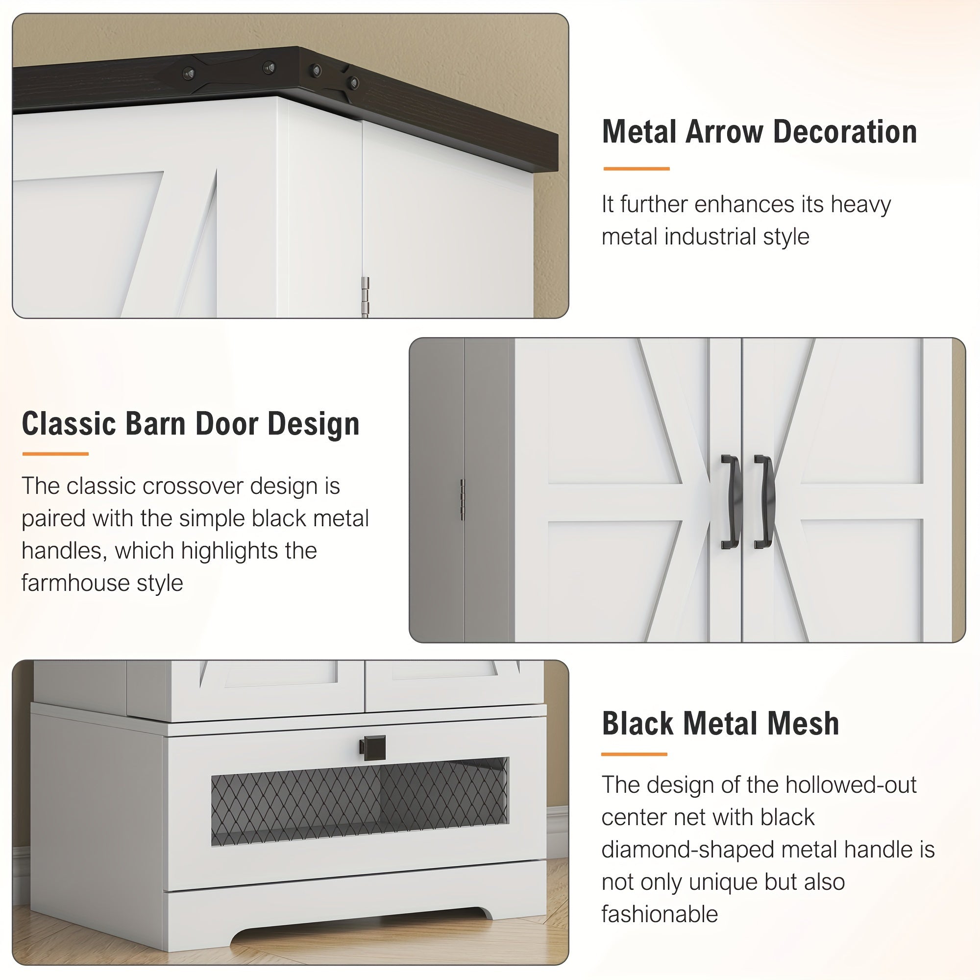 55'' Pantry Cabinet, Kitchen Pantry Storage Cabinet With Adjustable Shelves And Drawer, Wooden Kitchen Storage Cabinet, Buffet Cupboards Cabinet For Kitchen, Living Room, Bathroom, Dining Room, Storage Drawer Units